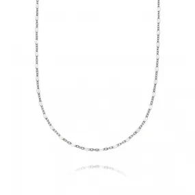 Peachy Chain Sterling Silver Necklace RN08_SLV