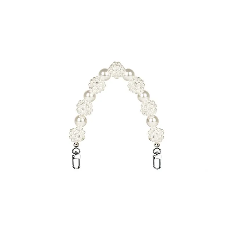 Pearl Bag Chain - White