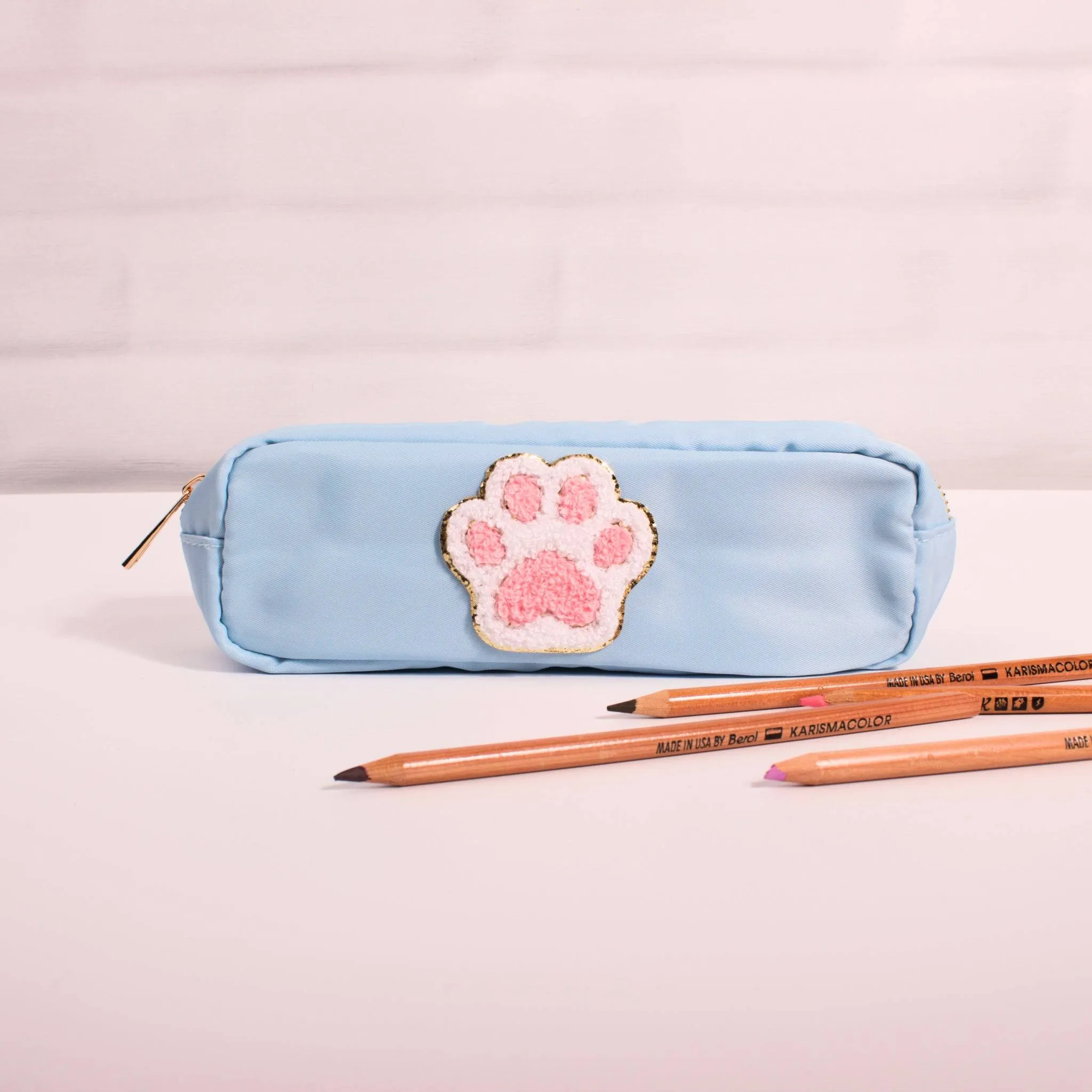 Personalised Pencil Case with Glitter or Pearl Letters