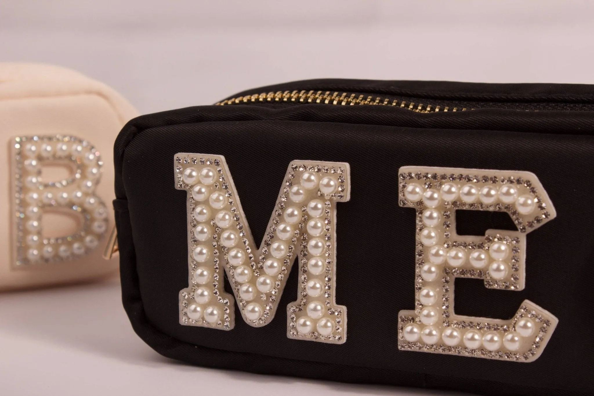 Personalised Pencil Case with Glitter or Pearl Letters