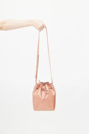 Pink Patent Leather Bucket Bag