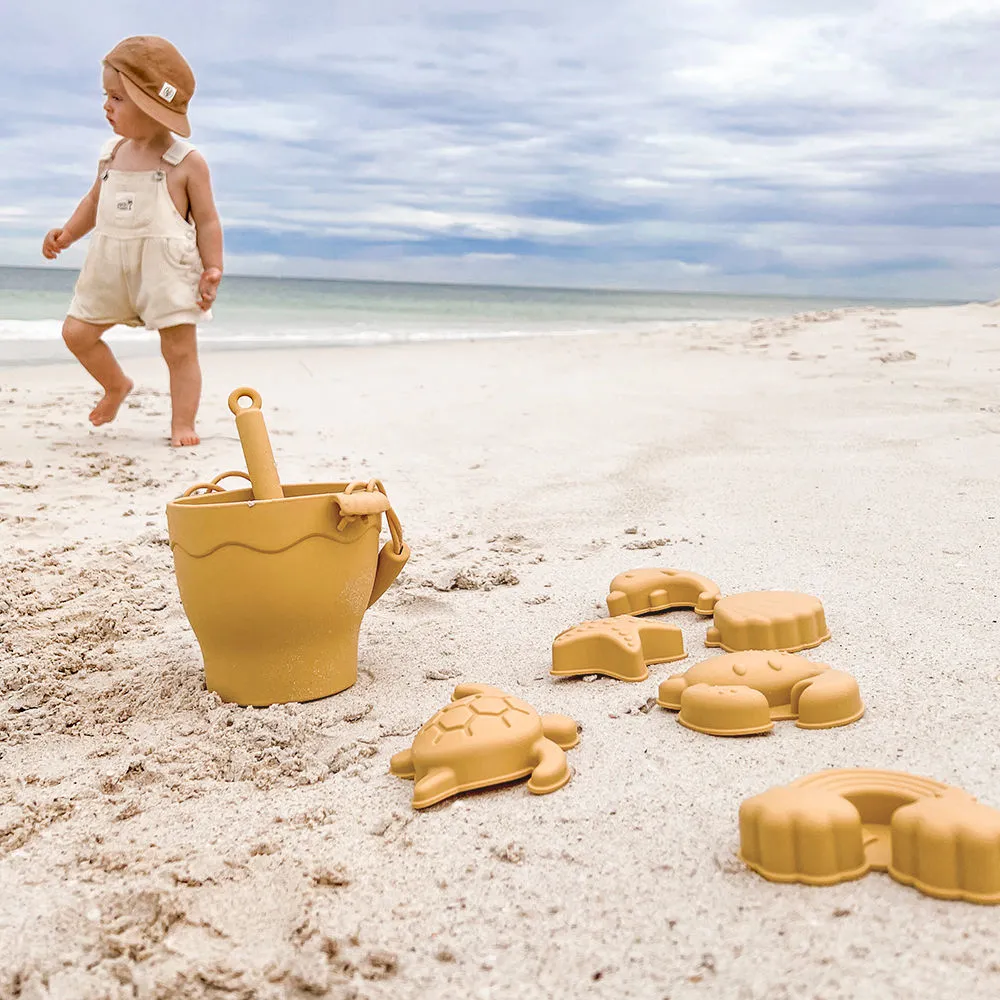 Playground Silicone Bucket & Spade Set - Sunshine