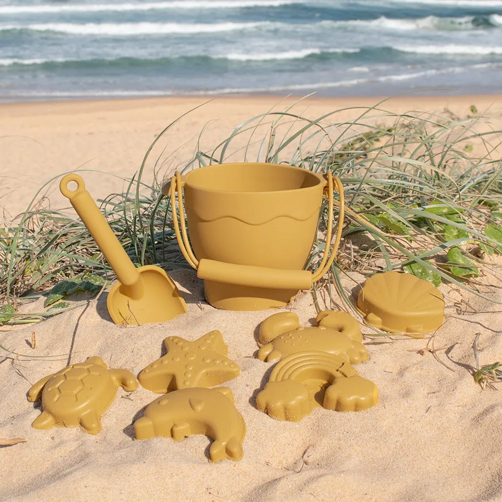 Playground Silicone Bucket & Spade Set - Sunshine