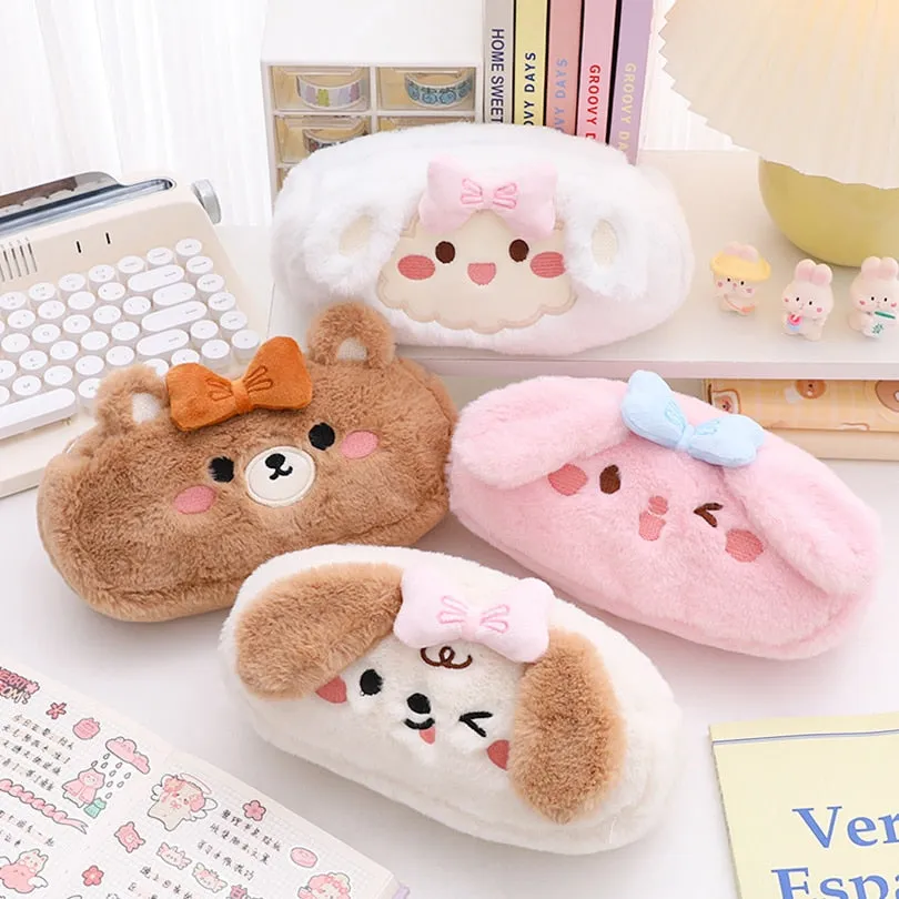 Plush Animal Pencil Cases