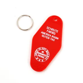 Pop Culture Hotel Key Chain / Schrute Farms / America Room