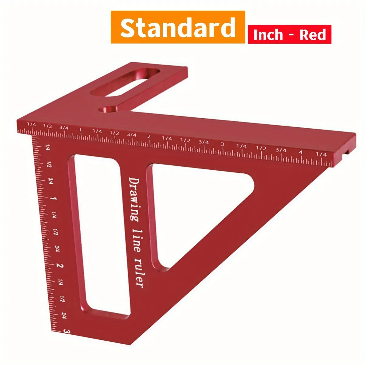 Premium Precision Miter Triangle Ruler with Angle Layout for Woodworking