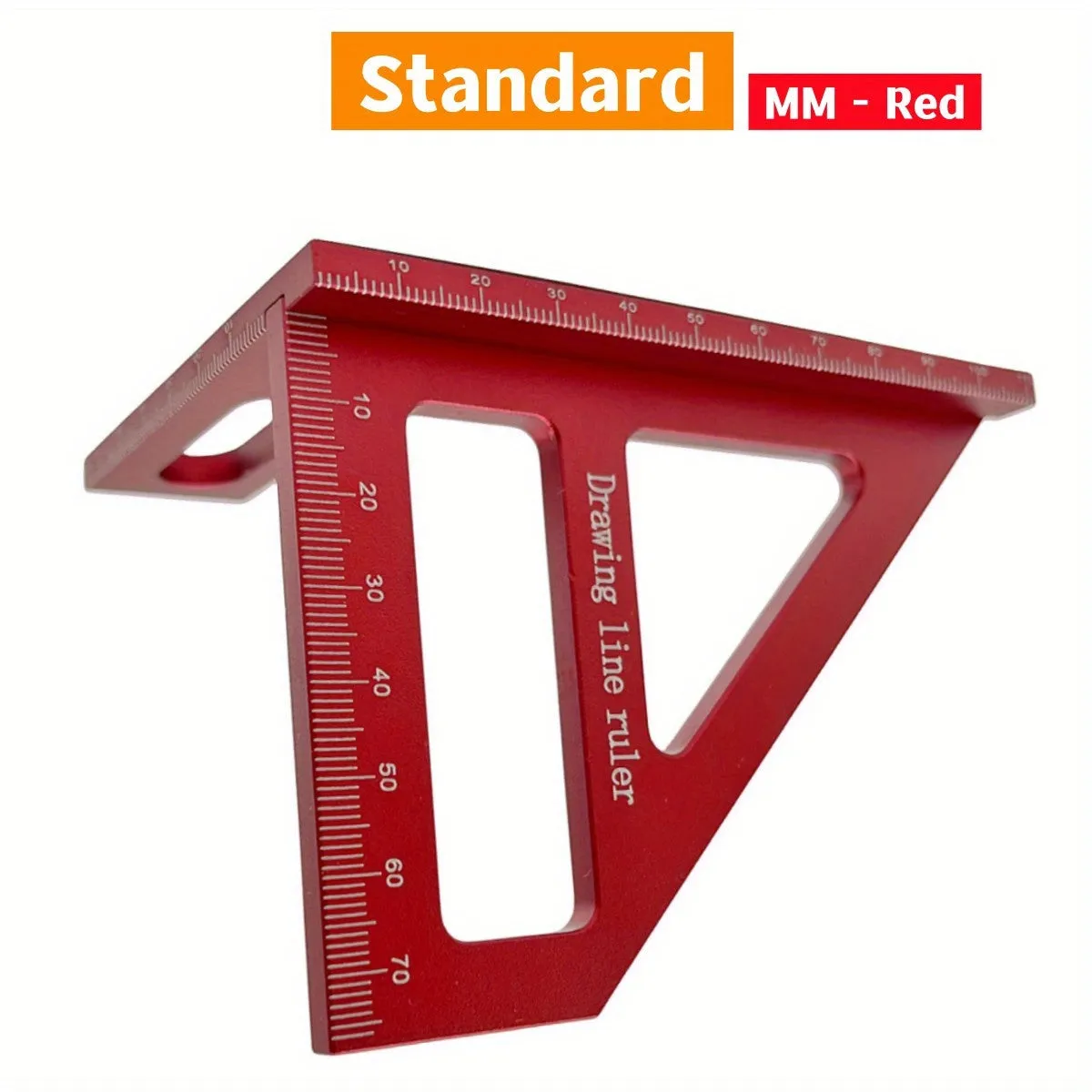 Premium Precision Miter Triangle Ruler with Angle Layout for Woodworking