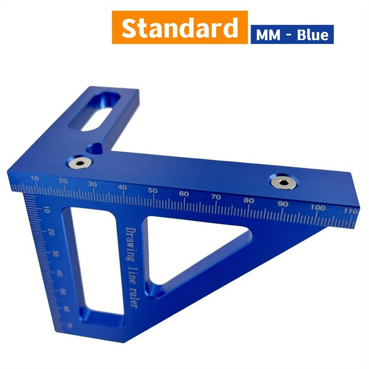 Premium Precision Miter Triangle Ruler with Angle Layout for Woodworking