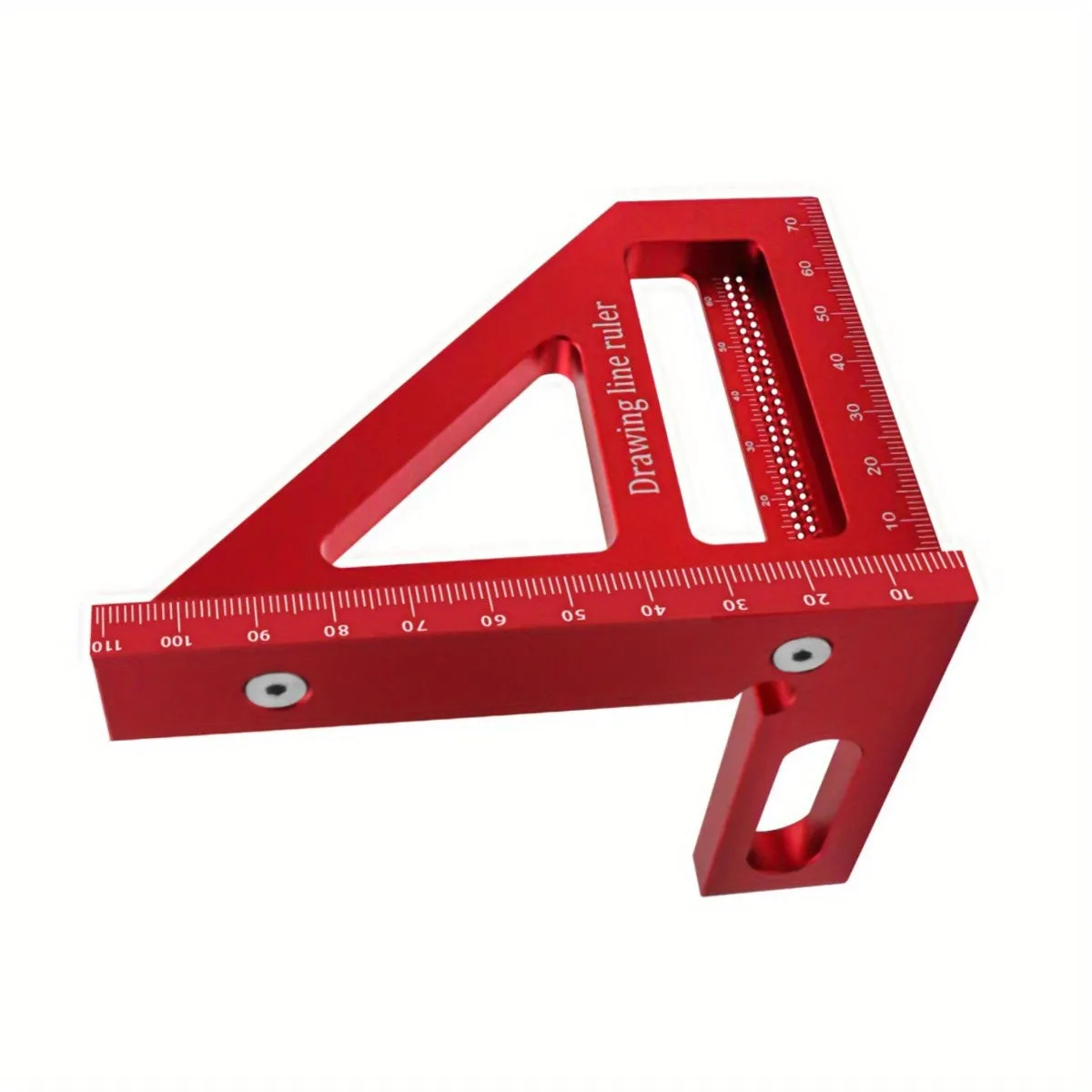 Premium Precision Miter Triangle Ruler with Angle Layout for Woodworking