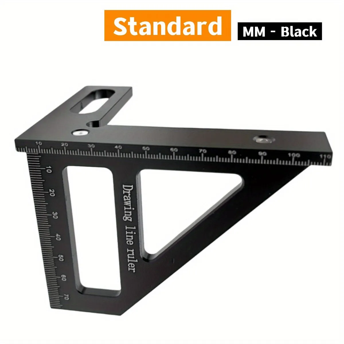 Premium Precision Miter Triangle Ruler with Angle Layout for Woodworking