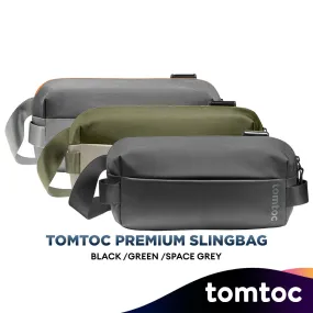 [Public Bank Exclusive] Tomtoc Premium Minimalist Sling Bag / Water-Resistant bag/ Crossbody Bag / Shoulder Bag / Chest Bag (Copy)