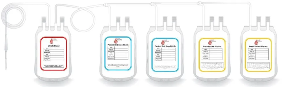 Quad Blood Bags - 450 ml