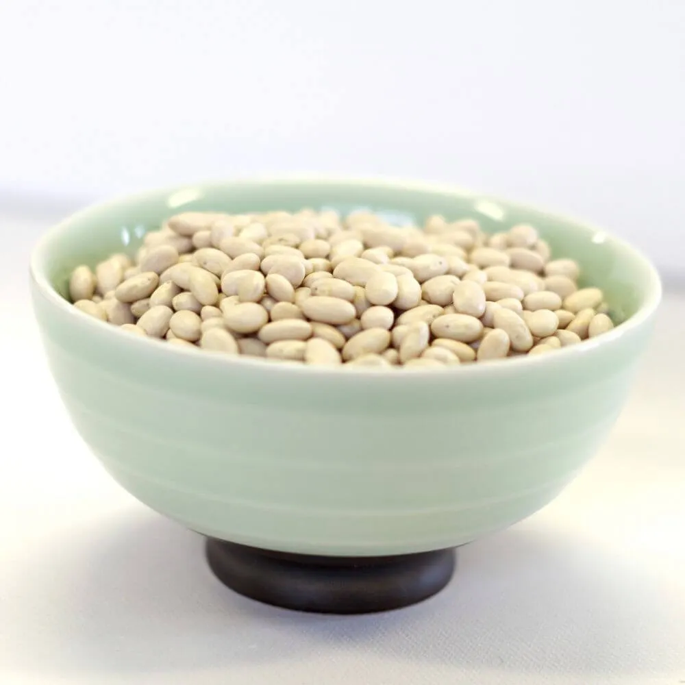 Rainy Day Foods Small White Beans Natural 25 lbs Bag - 103 Servings