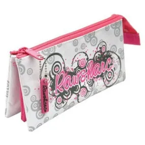 Rawsharc 3 Pocket Swirl Pencil Case