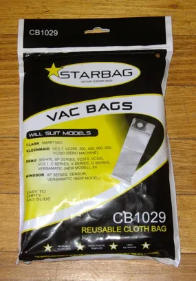 Reusable Cloth Bag for Sebo, Kleenmaid, VersaMatic Plus - Part # CB1029