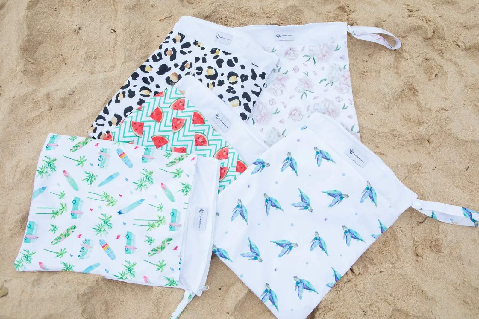 Reusable Swim Nappy & Hat Set - Chasing Waves