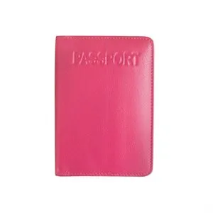 RFID Blocking Leather Passport Holder