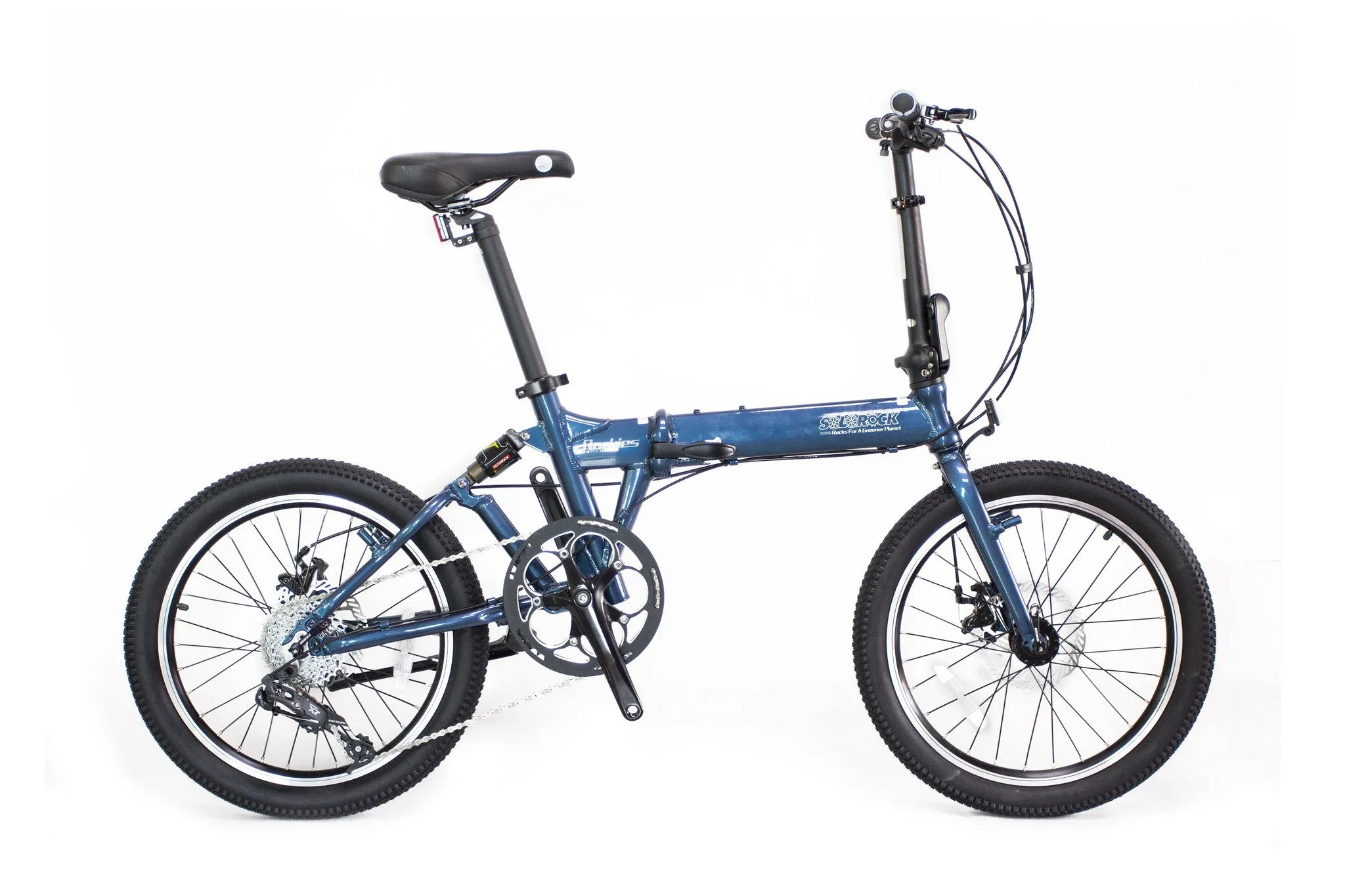 Rockies Pro - SOLOROCK 20" 10 Speed Aluminum Folding Bike