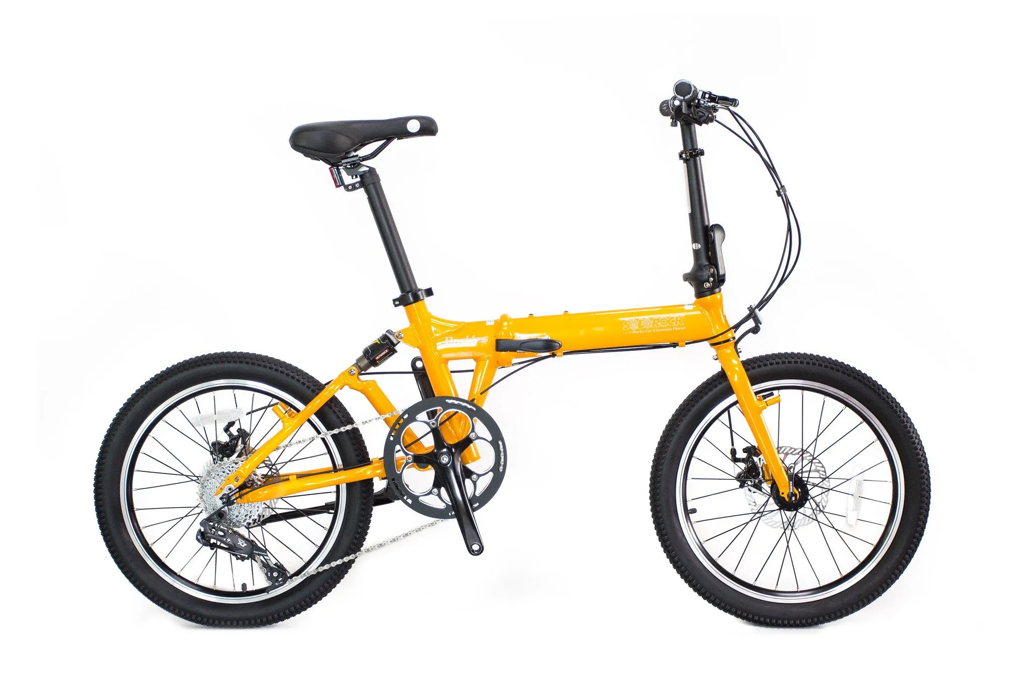 Rockies Pro - SOLOROCK 20" 10 Speed Aluminum Folding Bike