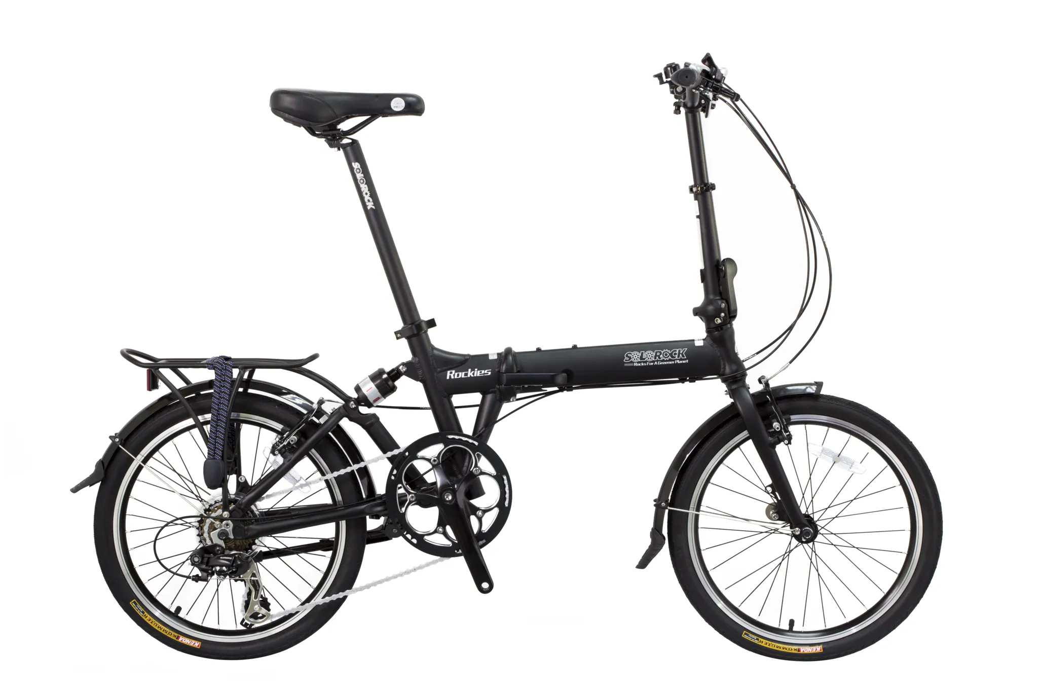 Rockies - SOLOROCK 20" 8 Speed Aluminum Folding Bike - Disc Brakes