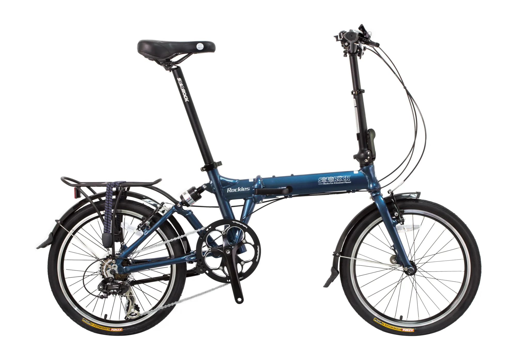 Rockies - SOLOROCK 20" 8 Speed Aluminum Folding Bike - V Brakes