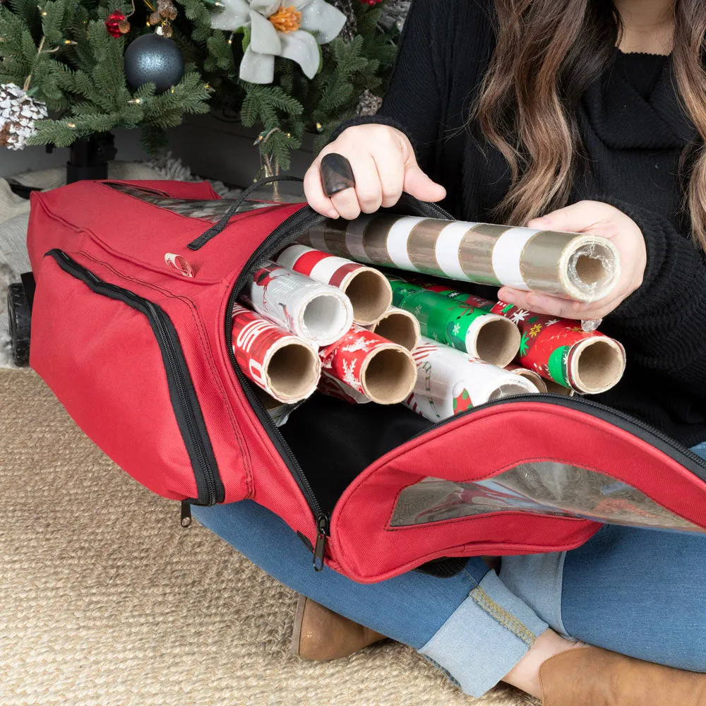 Rolling Wrapping Paper Storage Bag