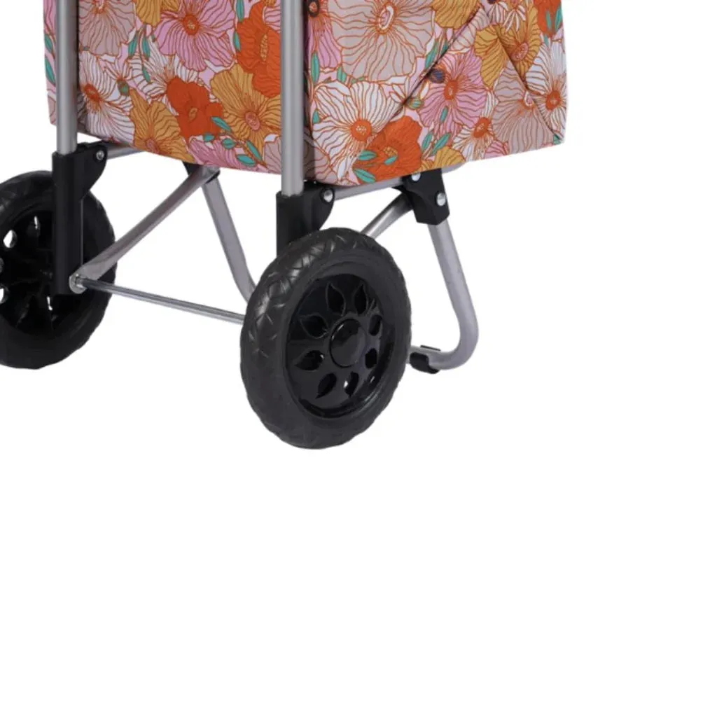 Sachi Shop & Go - Sprint Shopping Trolley - Retro Floral