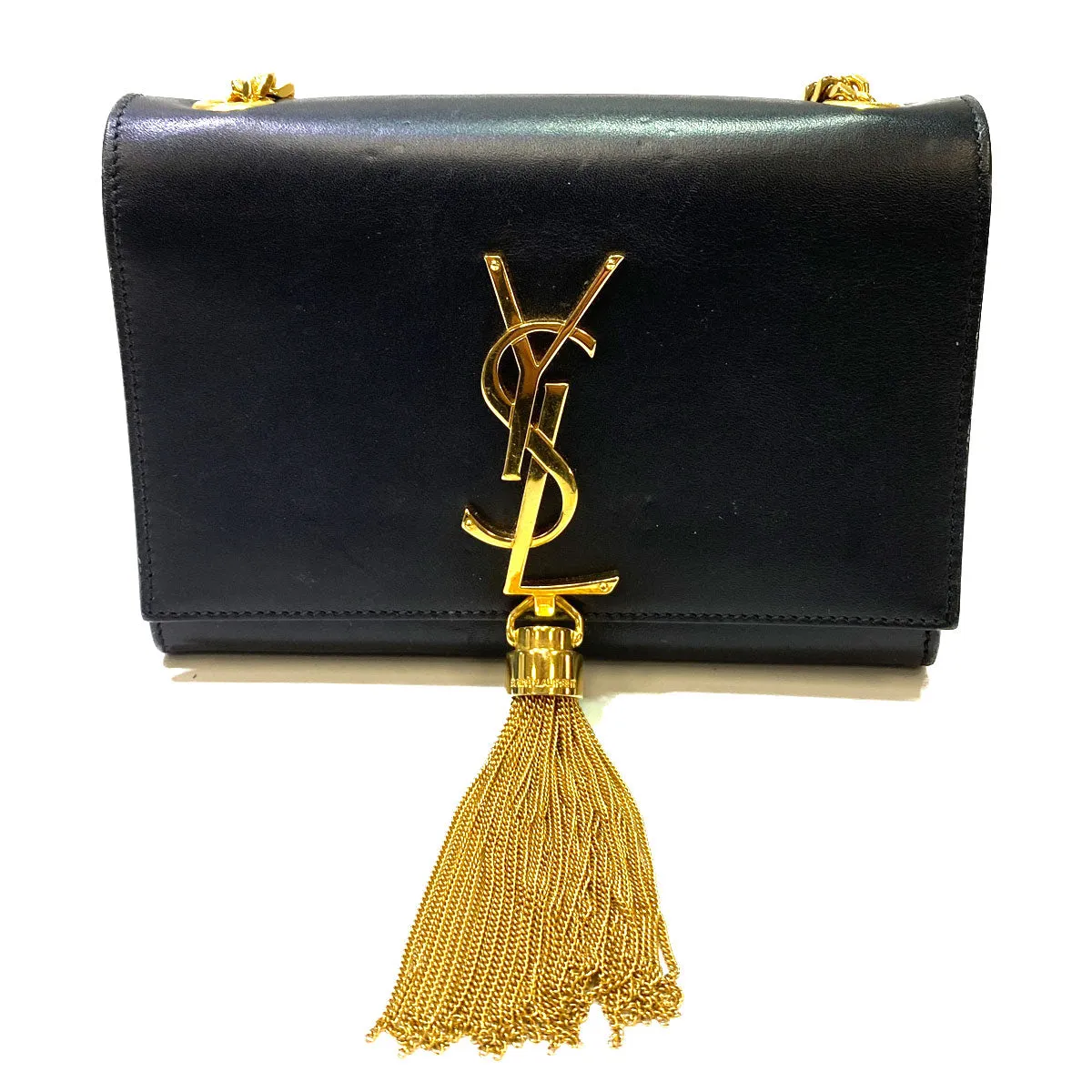 Saint Laurent Small Chain Wallet with Tassel