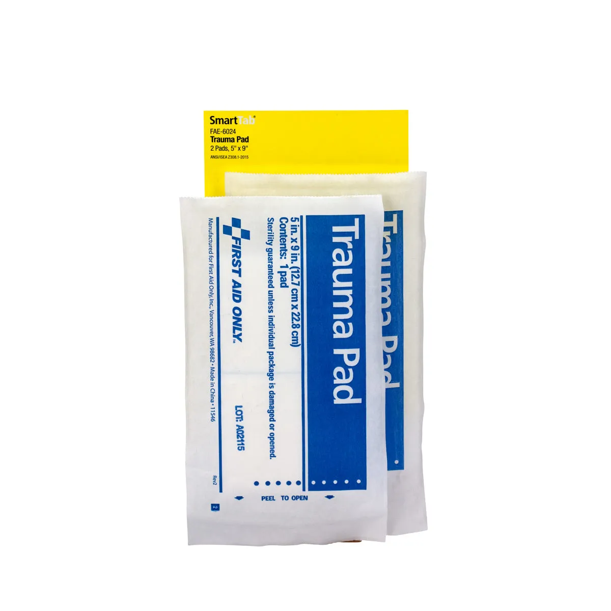 SC Refill 5"x9" Trauma Pad, 2/bag