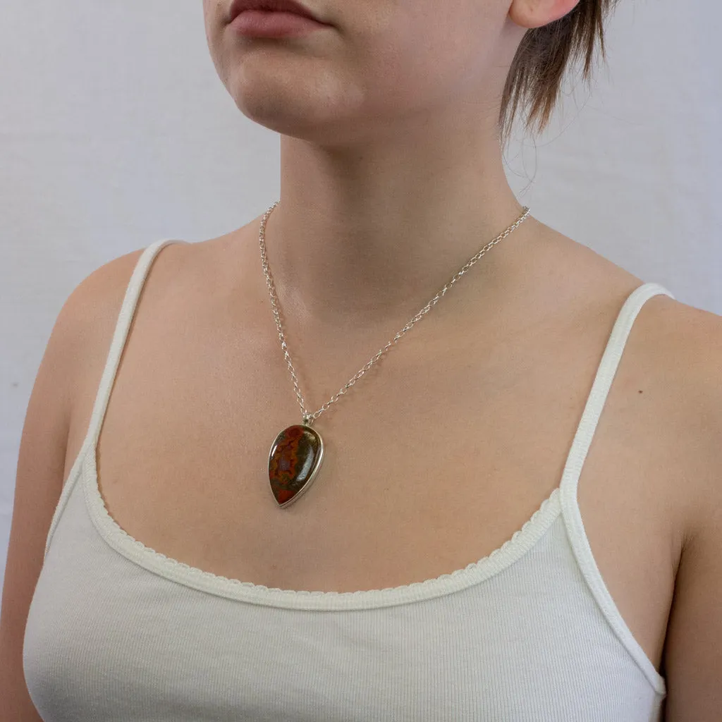 Seam Agate Necklace