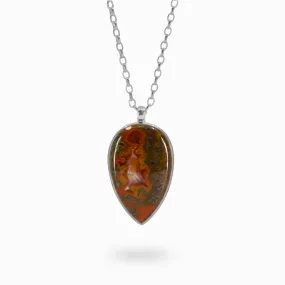 Seam Agate Necklace