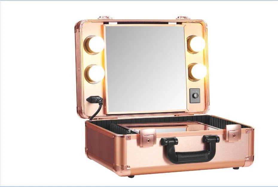 Small Rose Gold Vanity Trolley