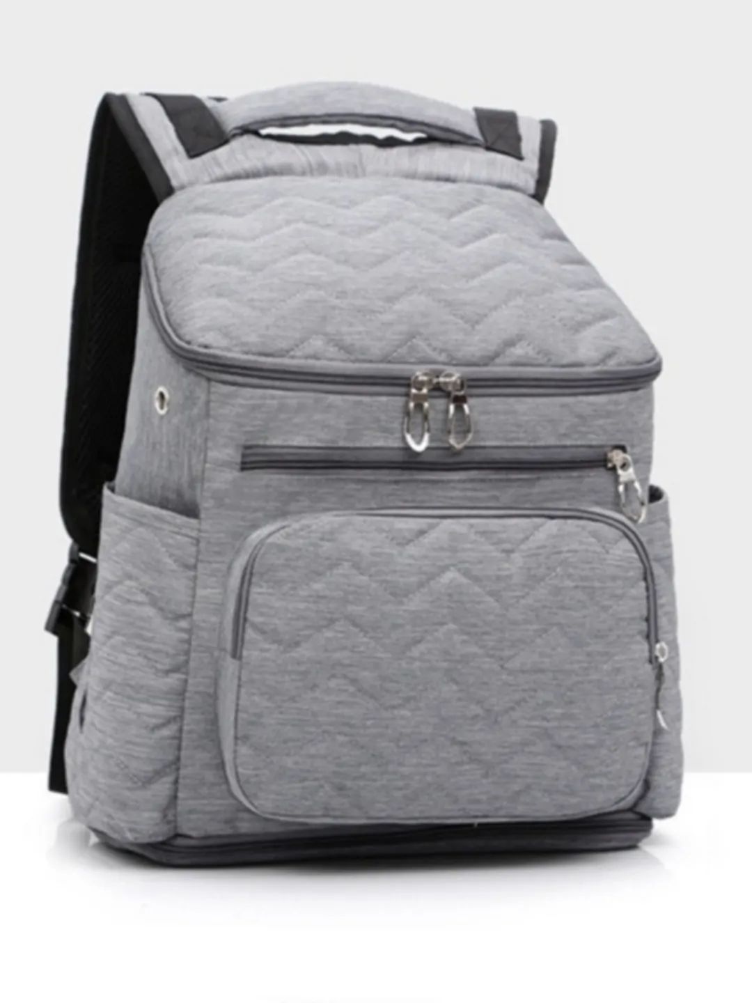 Smart Mom Diaper Bag- Grey