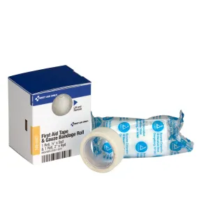 SmartCompliance Refill 1/2"X5 Yd. First Aid Tape And 2" Conforming Gauze Bandage Roll, 1 Per Box - W-FAE-6003