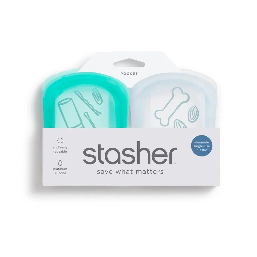 Stasher Pocket Bag - Set of 2