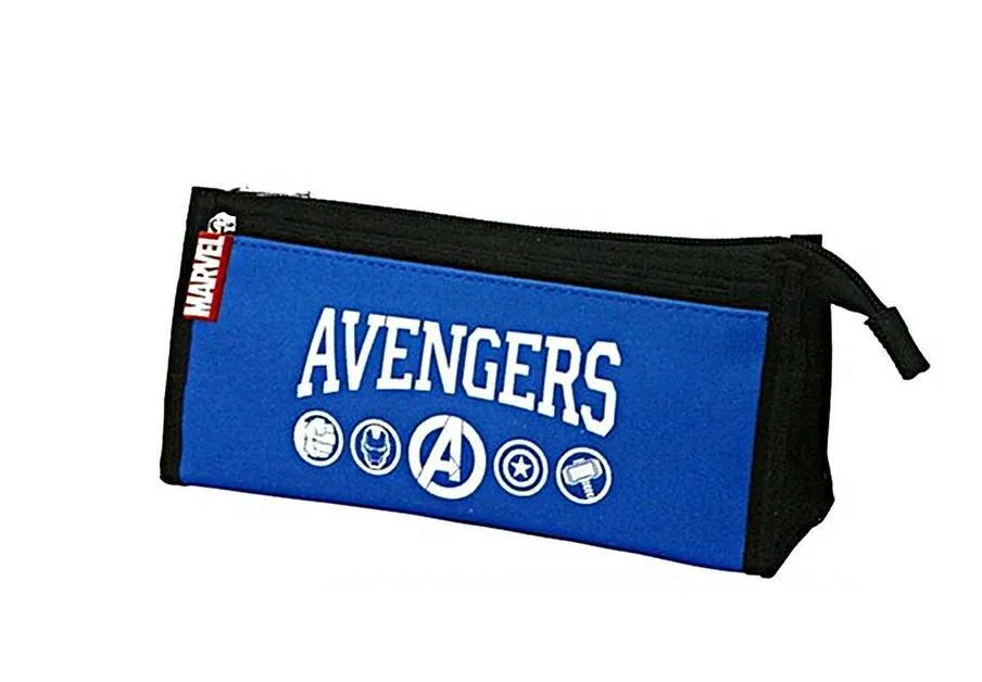 Sun-Star S1416740	MARVEL Triangle Pencil Case Pencil Bag Blue