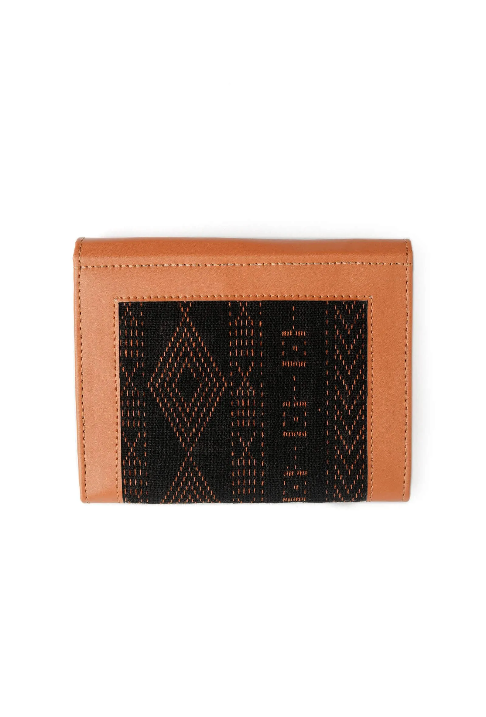 Tangerine Jacquard Passport Holder