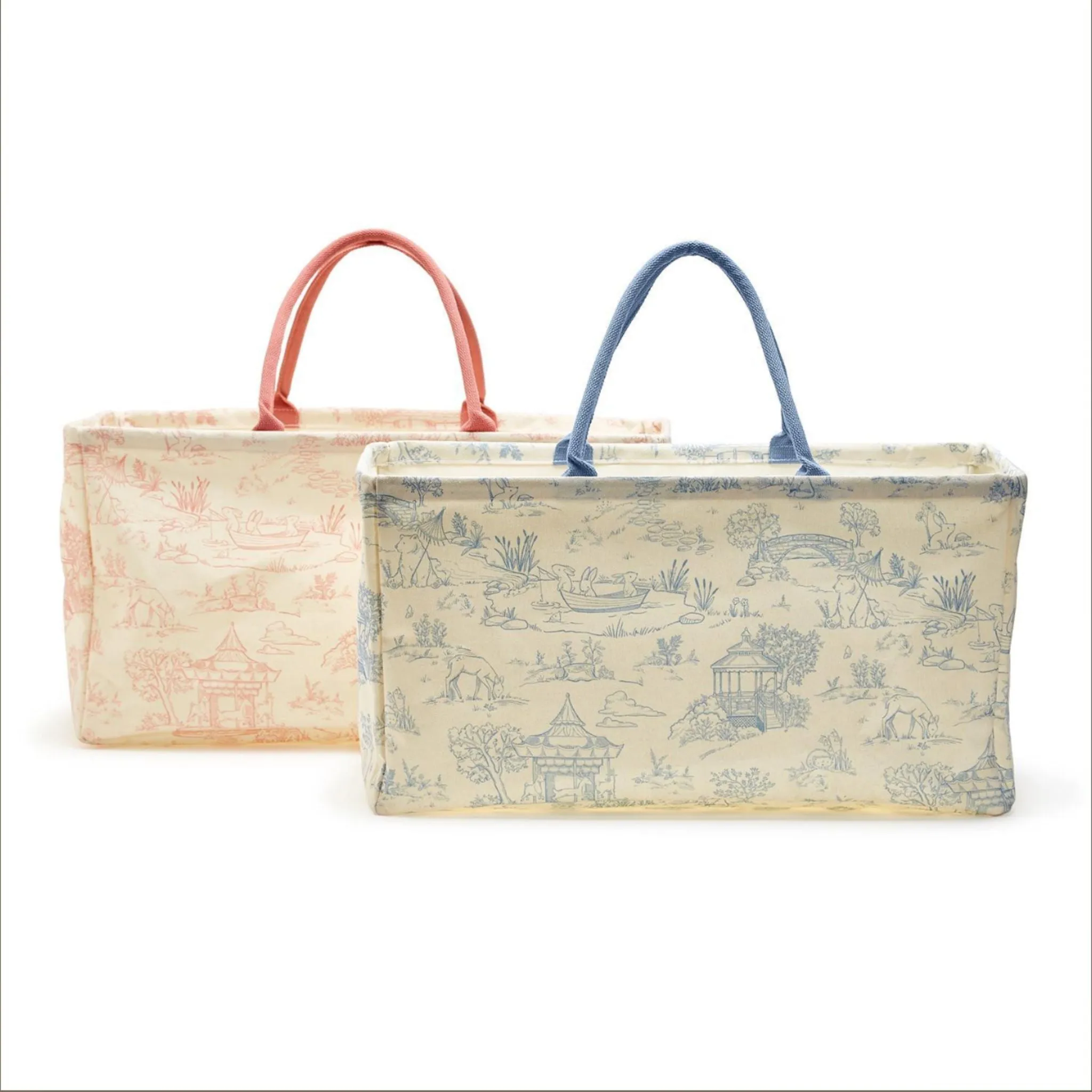 Toile Hamper Bag