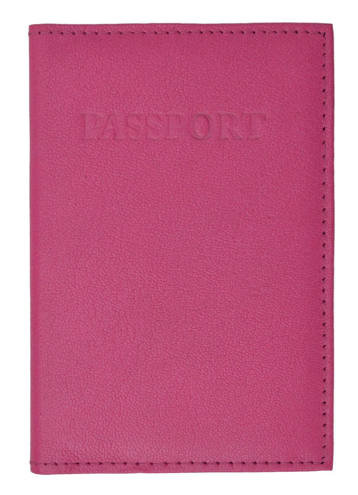 Travel Genuine Leather Passport Card Holder Case Protector Cover Organizer Wallet 151 CF BLIND