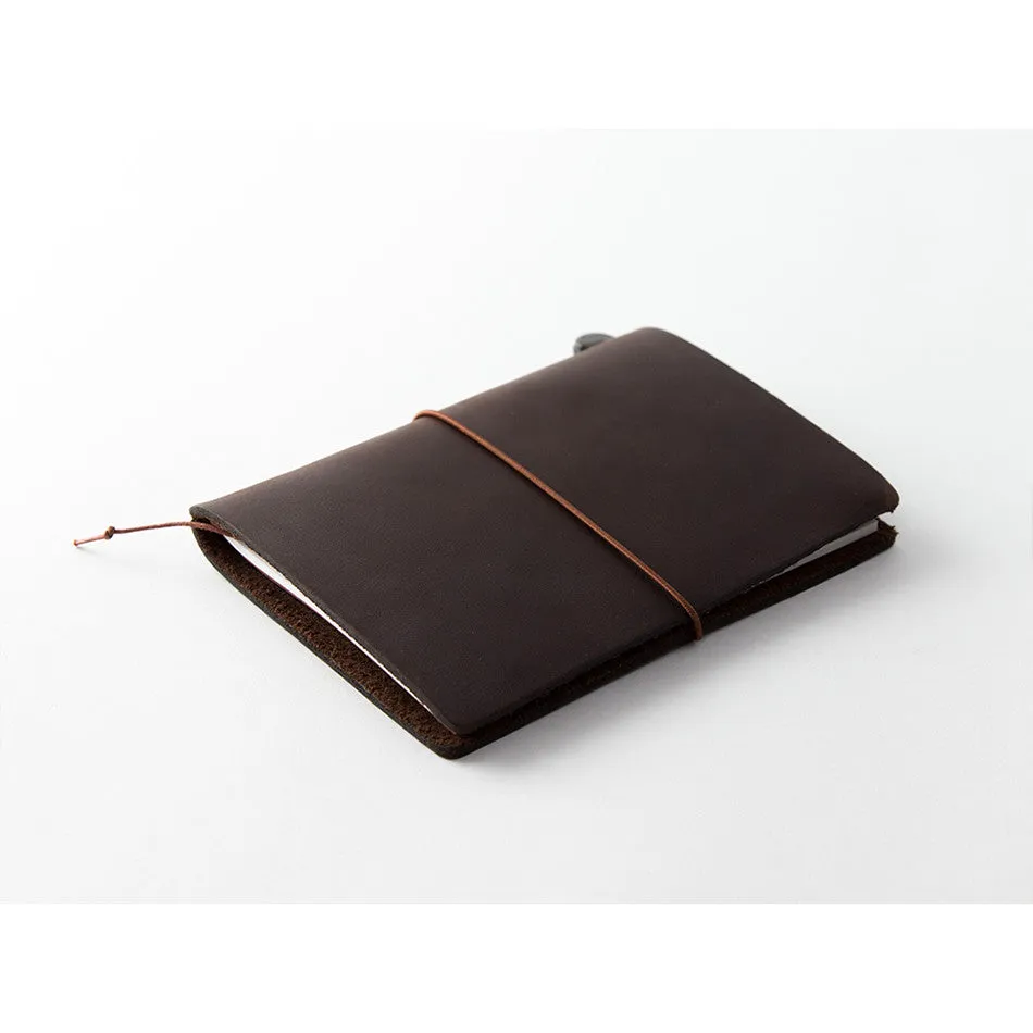 TRAVELER'S COMPANY Traveler's Notebook Leather Passport Size Brown