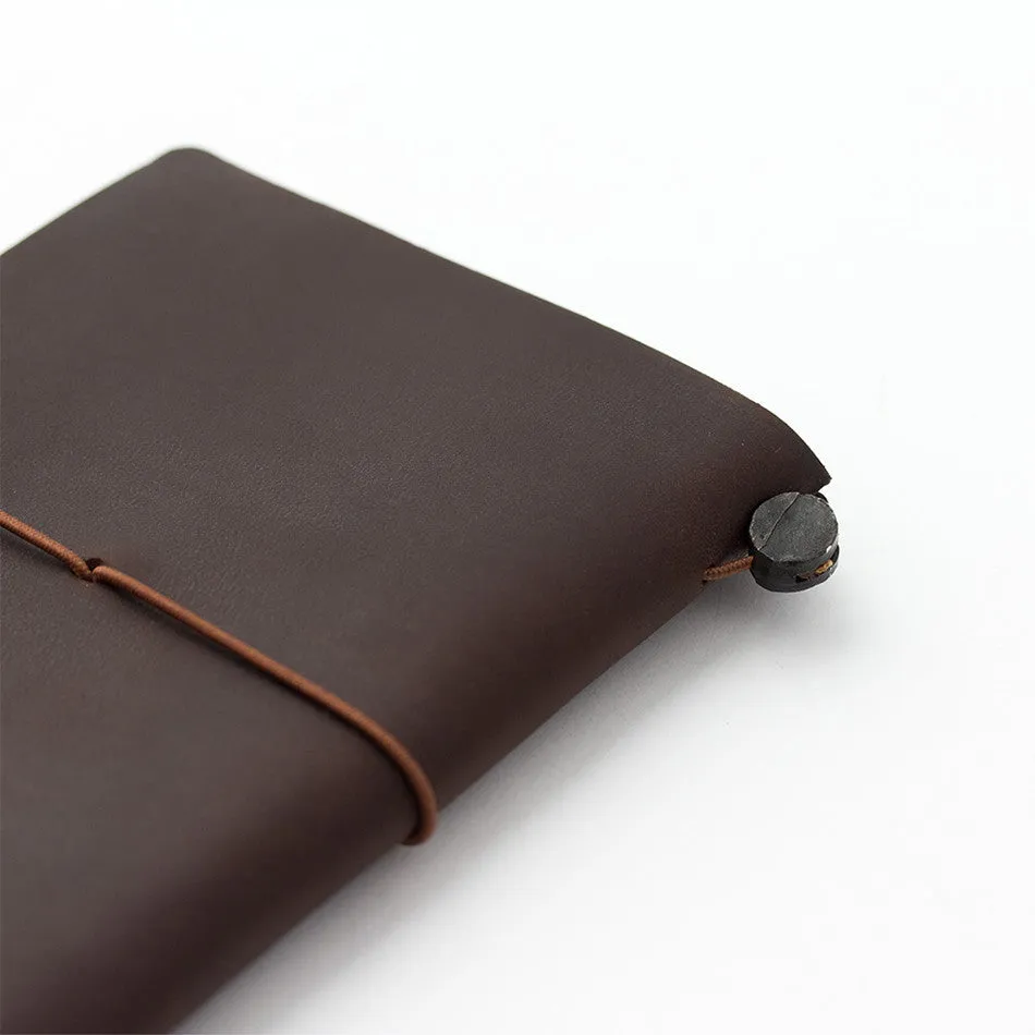 TRAVELER'S COMPANY Traveler's Notebook Leather Passport Size Brown