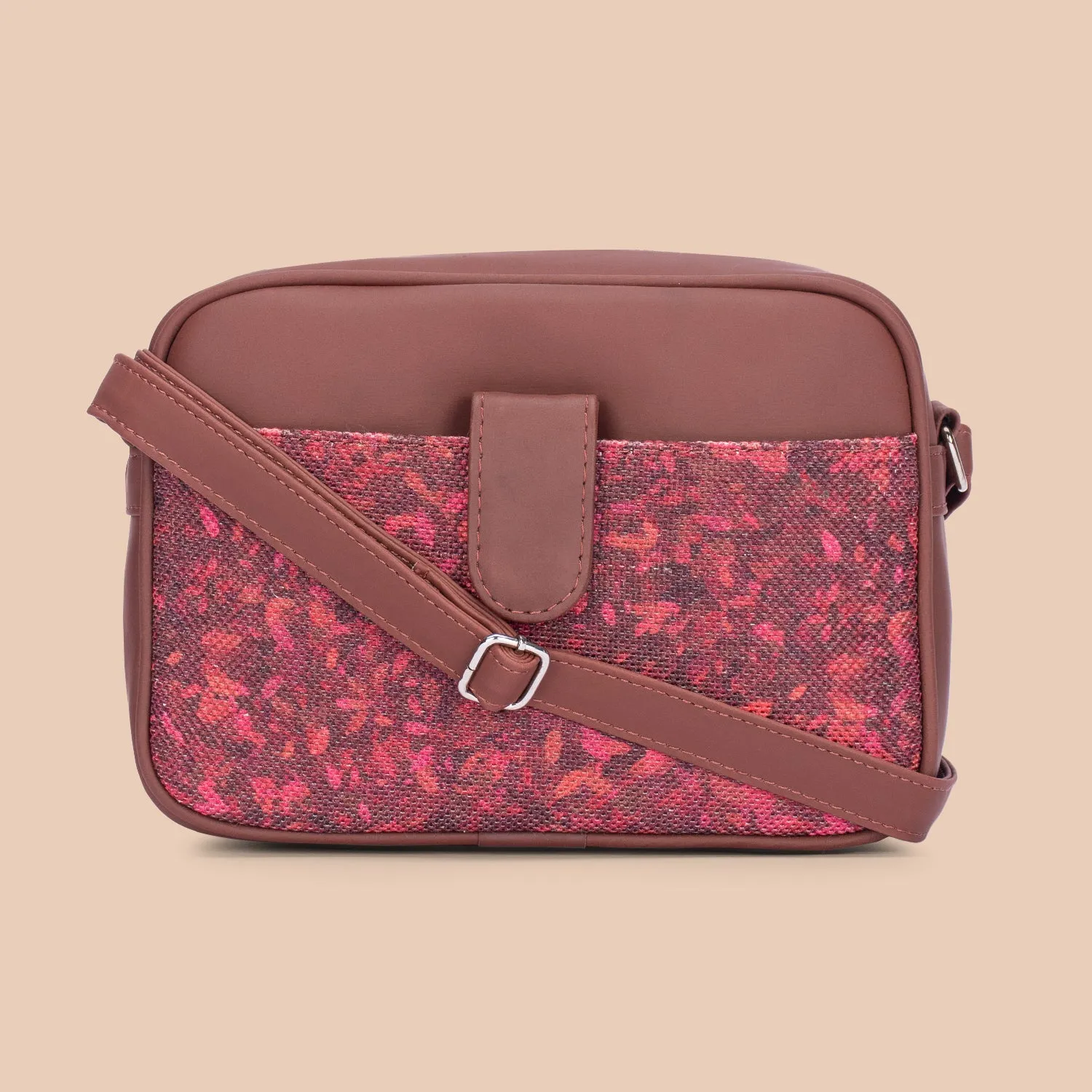 Tripura Blooms Magnetic Sling Bag