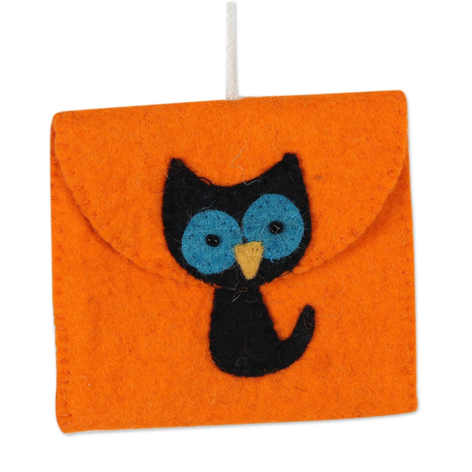 Unique Wool Felt Ornaments - Set of 3 - Sent With Love