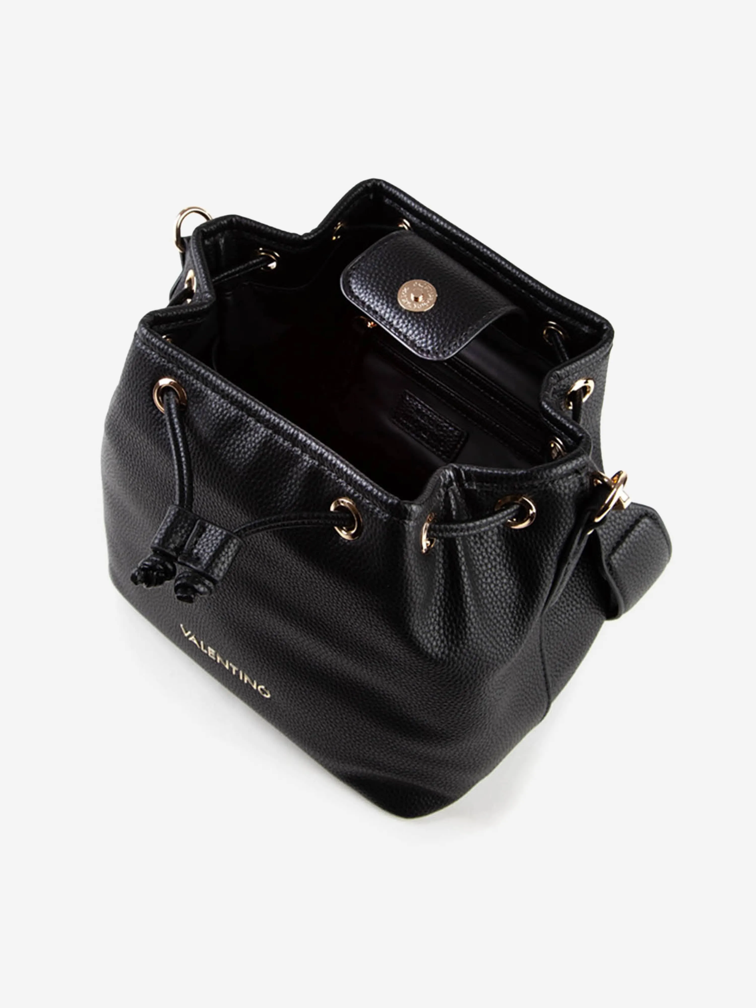 Valentino Girls Brixton Bucket Bag in Black (39.9cm)