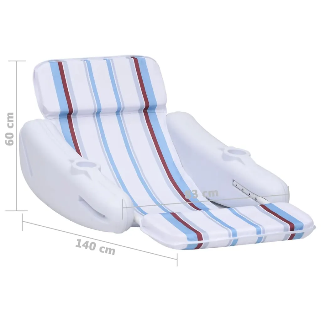 vidaXL Pool Floating Chair 140x83x60 cm