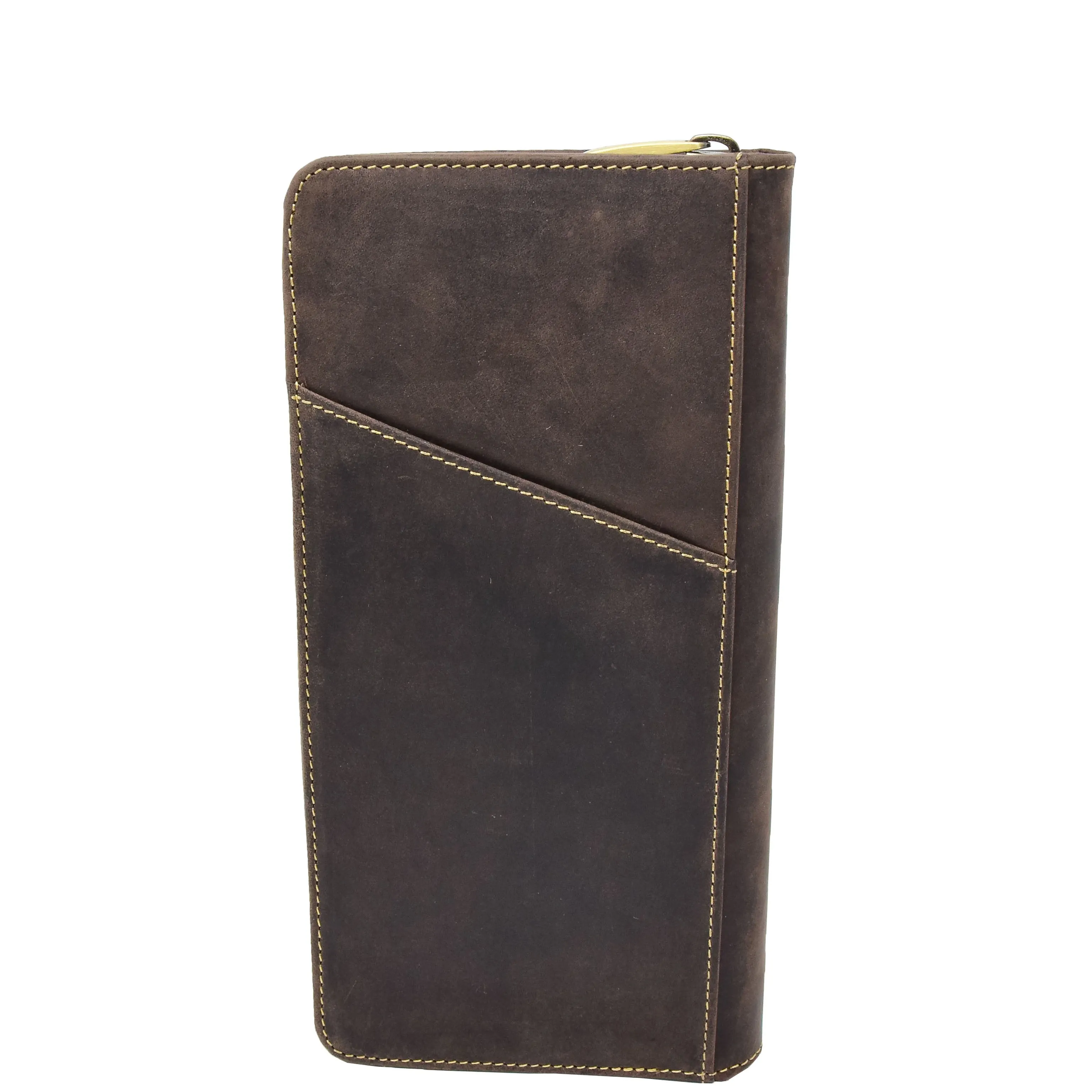 Vintage Leather Travel Documents Wallet Marlo Brown