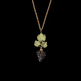 Wild Grape Vine Pendant - Dainty