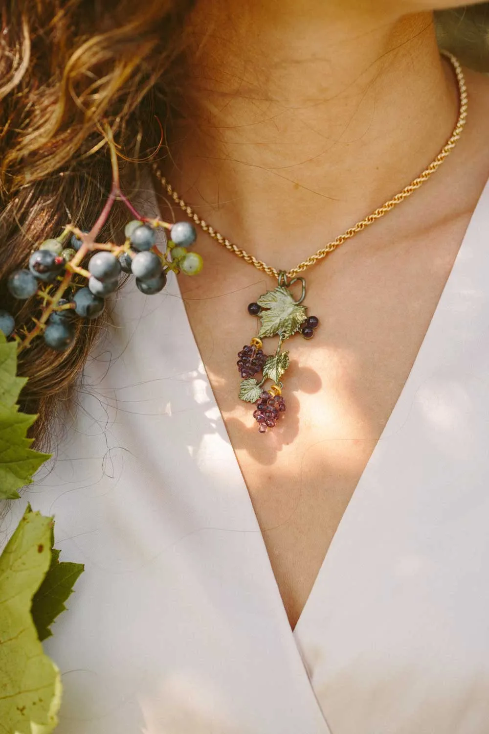 Wild Grape Vine Pendant