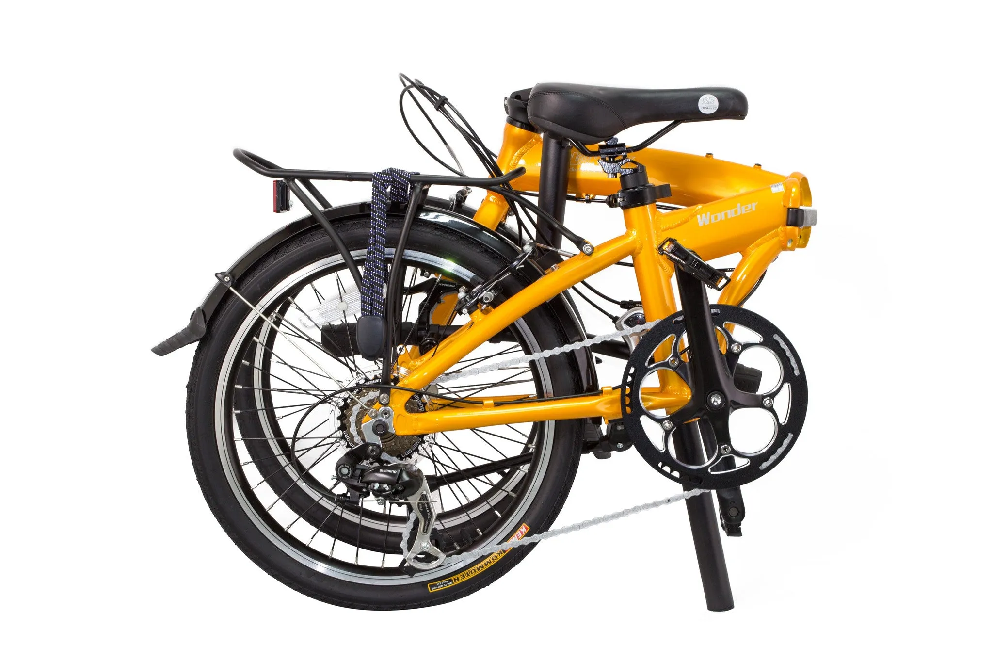 Wonder - SOLOROCK 20" 8 Speed Aluminum Folding Bike - V Brakes