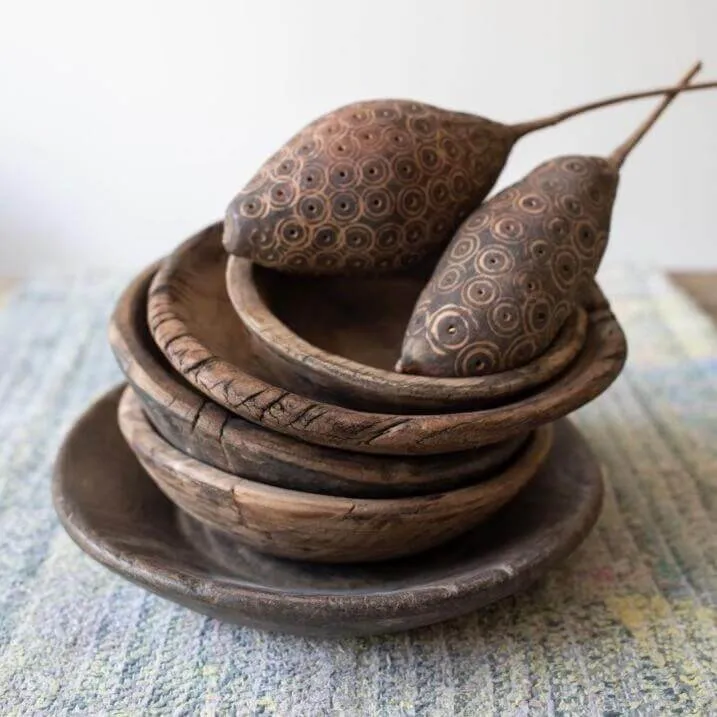 Wooden Chapati Bowl